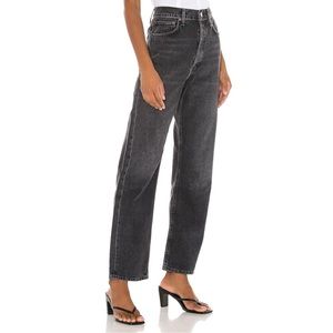 Agolde Women's Straight Leg Jeans - Black